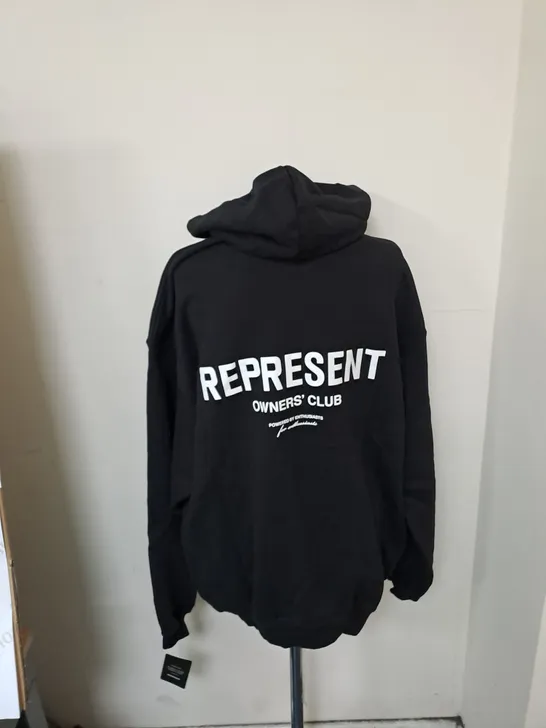 represent owners club hoodie black - xl 