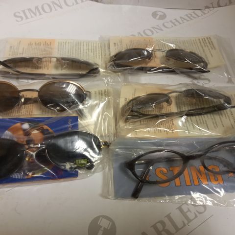 LOT OF APPROXIMATELY 20 PAIRS OF STING SUNGLASSES/SPECTACLES