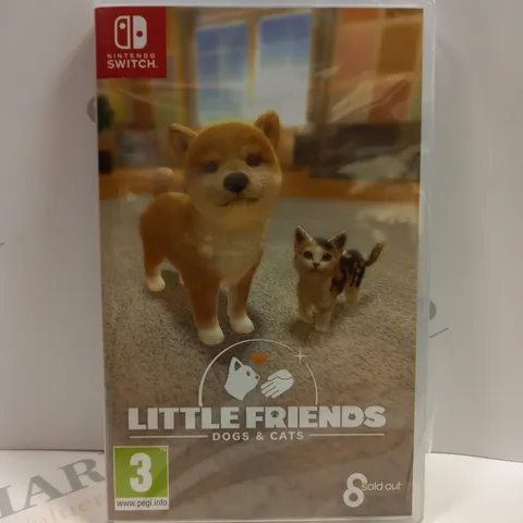 SEALED LITTLE FRIENDS DOGS & CATS FOR NINTENDO SWITCH 