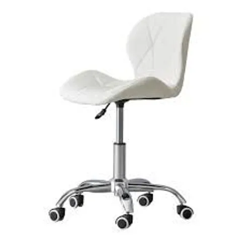 BOXED LUELLA BLACK AND WHITE SWIVEL CHAIR