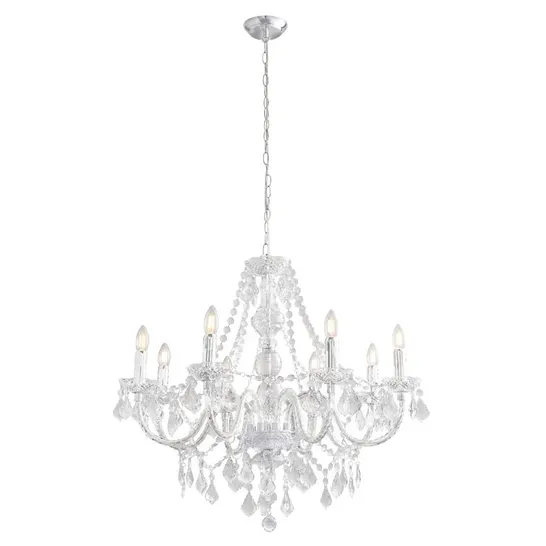 BOXED ATTICUS CANDLE STYLE CHANDELIER (1 BOX)