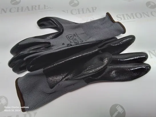 LOT OF 2 BRAND NEW 12-PIECE SMOOTH NBR GLOVE PACKS IN 8/M
