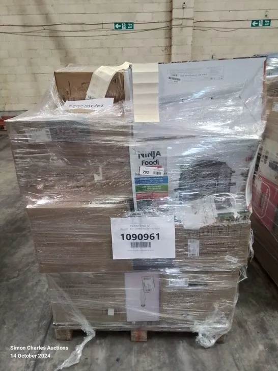 PALLET OF APPROXIMATELY 32 UNPROCESSED RAW RETURN HOUSEHOLD AND ELECTRICAL GOODS TO INCLUDE;