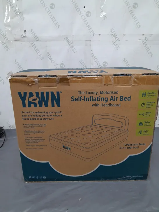 YAWN AIR BED DELUXE - KING AIR BED + FITTED SHEET