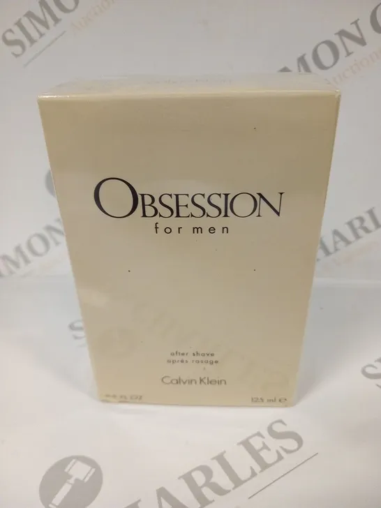 BOXED AND SEALED CALVIN KLEIN OBSESSION FOR MEN AFTER SHAVE 125ML 