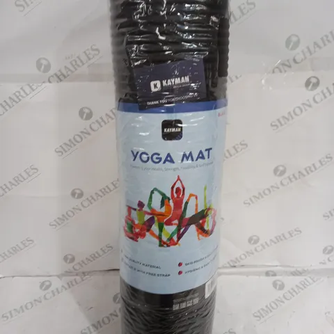 SEALED KAYMAN YOGA MAT IN BLACK