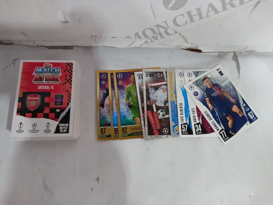 BOX OF APPROX 35 ASSORTED TOPPS MATCH ATTAX'S