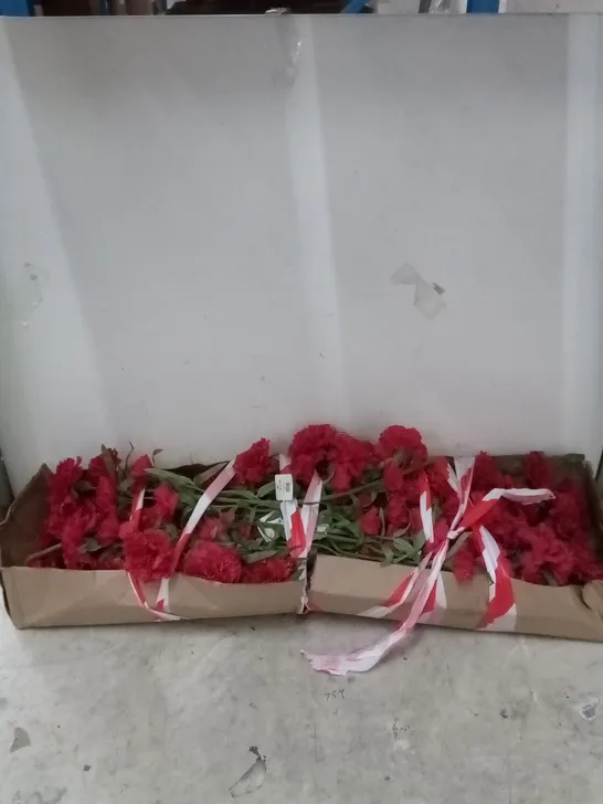 BRAND NEW 65CM CARNATION ARTIFICIAL FLOWERS (RED) SILK FLOWERS 