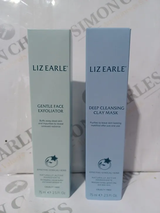 BOXED LIZ EARLE CLAY MASK & EXFOLIATOR SET