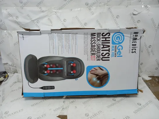 BOXED HOMEDICS SHIATSU BACK AND SHOULDER MASSAGER SGM-1600H-EUX