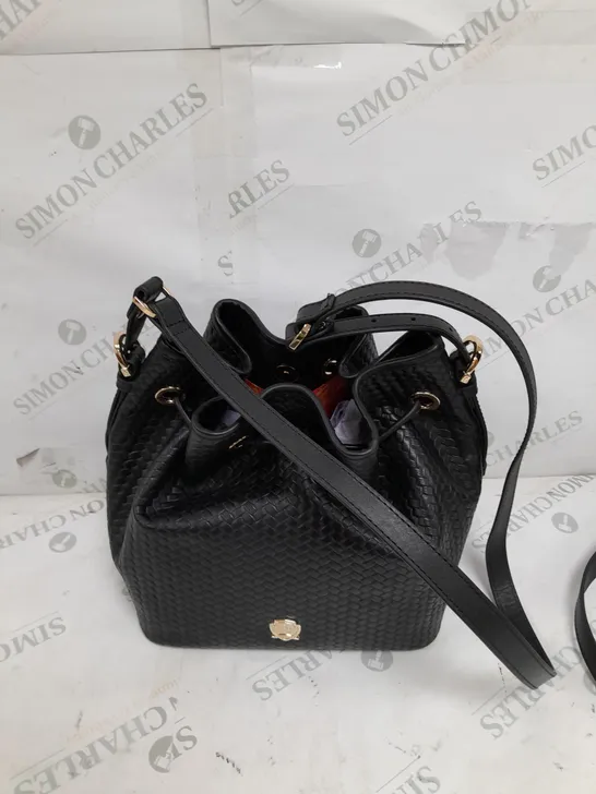 PAUL COSTELLOE DRESSAGE BUCKET BLACK BAG WITH DRAWSTRING 