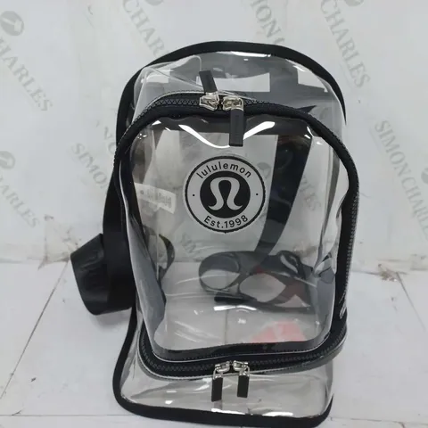 LULULEMON CLEAR BACKPACK MINI LOGO