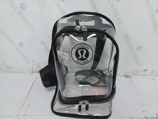 LULULEMON CLEAR BACKPACK MINI LOGO