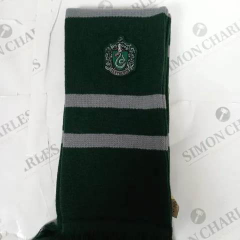 HARRY POTTER SLYTHERIN KNITTED SCARF - GREE/GREY 