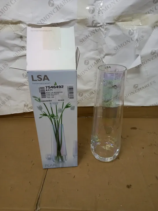 LSA INTERNATIONAL PEARL VASE 