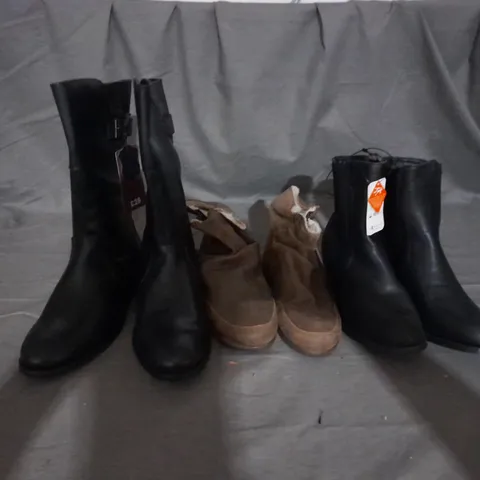 APPROXIMATELY 10 PAIRS OF ASSORTED WOMEN SHOES IN VARIOUS STYLES AND SIZES 