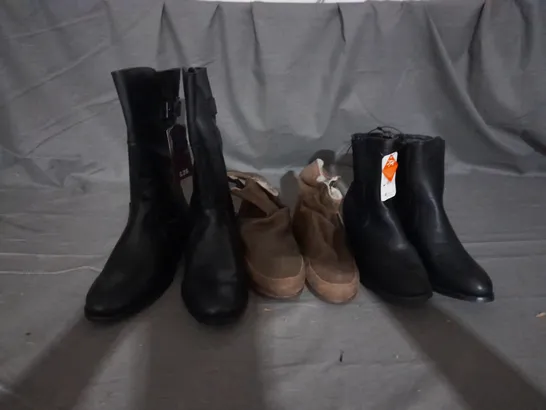 APPROXIMATELY 10 PAIRS OF ASSORTED WOMEN SHOES IN VARIOUS STYLES AND SIZES 