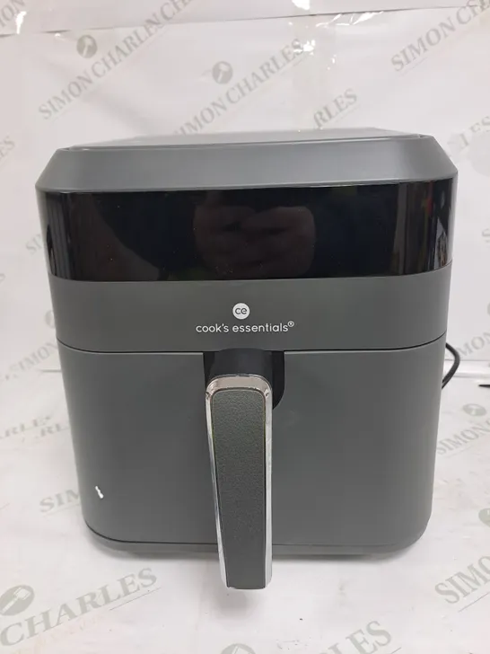 BOXED COOK'S ESSENTIALS 5.8L AIR FRYER IN SLATE GREY