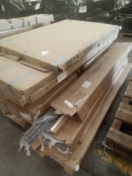 PALLET OF ASSORTED FURNITURE PARTS 