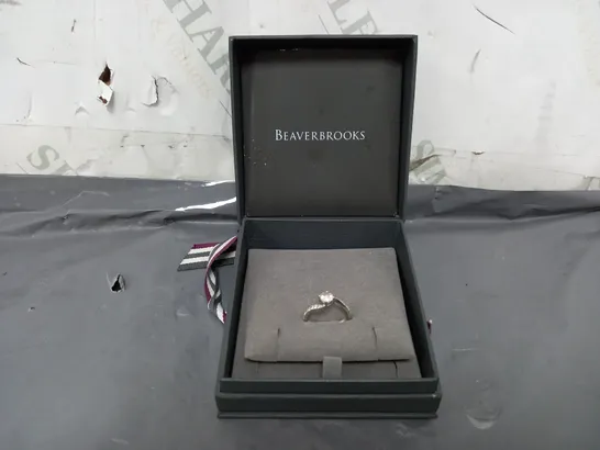 BEAVERVBROOKS WHITE GOLD RING