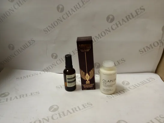 LOT OF 3 ASSORTED HEALTH AND BEAUTY ITEMS TO INCLUDE: OLAPLEX NO5, CHARLOTTE TILSBURY & AESOP