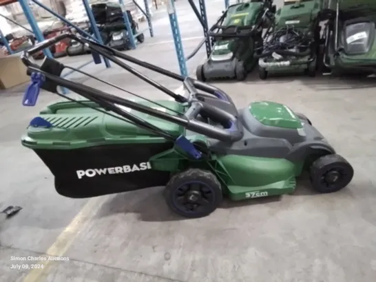 POWERBASE 34CM 40V CORDLESS ROTARY LAWN MOWER