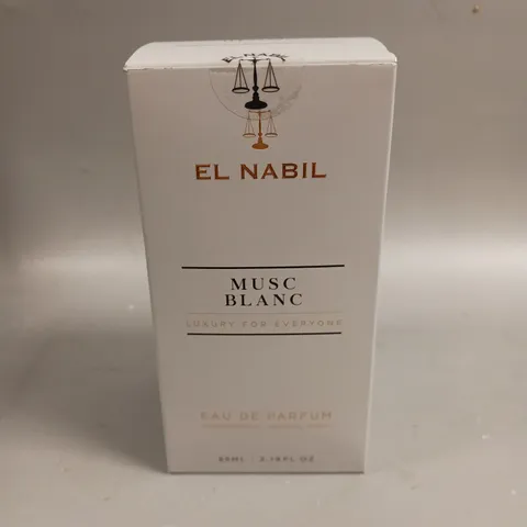 BOXED AND SEALED EL NABIL MUSIC BLANC EAU DE PARFUM 65ML