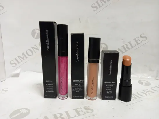 LOT OF APPROXIMATELY 20 BAREMINERALS LIP MAKE UP ITEMS