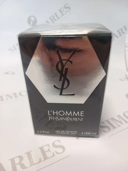 BOXED AND SEALED YVES SAINT LAURENT L'HOMME EAU DE TOILETTE 100ML