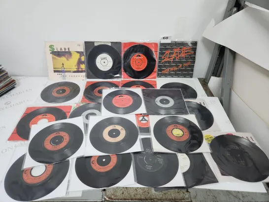 A COLLECTION OF 22 X SLADE SINGLES