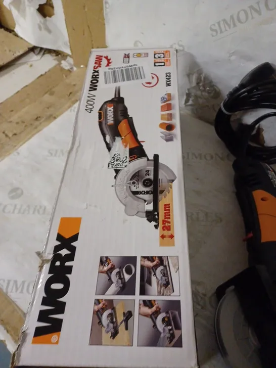 WORX WX423 85MM 400W COMPACT CIRCULAR SAW 