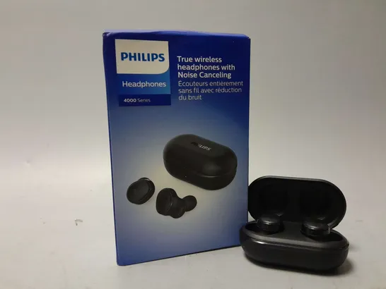 BOXED PHILIPS 4000 SERIES HEADPHONES IN BLACK