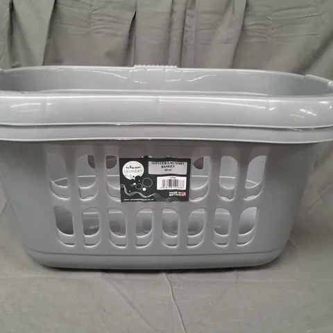 BOXED WHAM SET OF 2 HIPSTER LAUNDRY BASKETS IN GREY