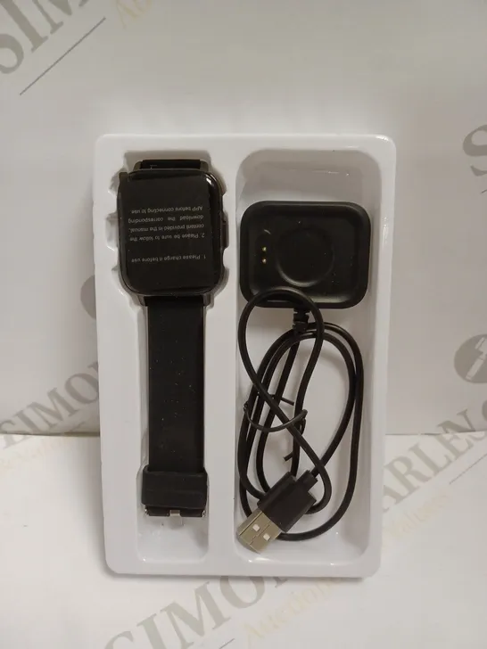 MOTAST SMART WATCH WITH BLACK RUBBER STRAP