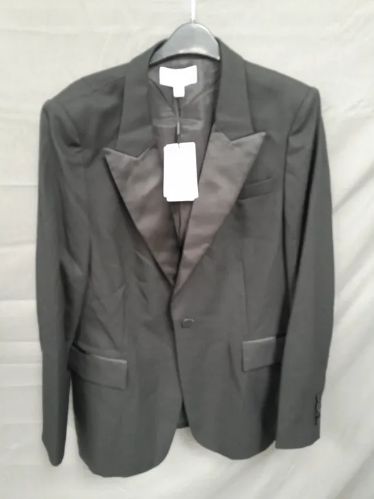 REISS ALIA TUX BLACK SUIT JACKET - UK 16