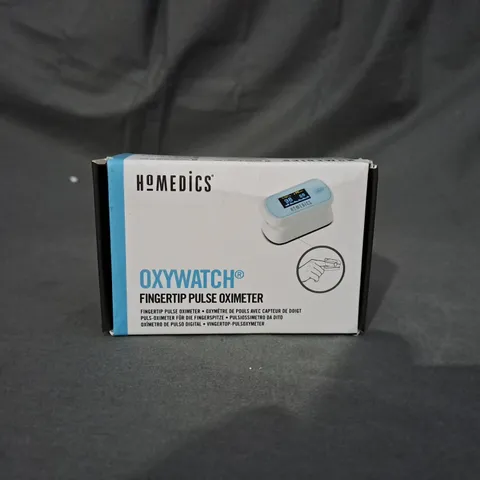 APPROXIMATELY 10 BOXED HOMEDICS OXYWATCH FINGERTIP PULSE OXIMETER 