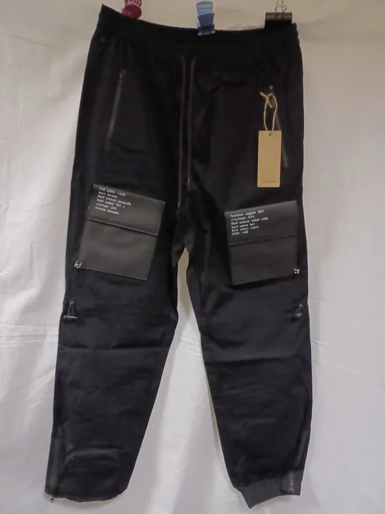 BRAND NEW KOI THE BANSHEE WOMEN'S CARGO TROUSERS, BLACK - SIZE XS