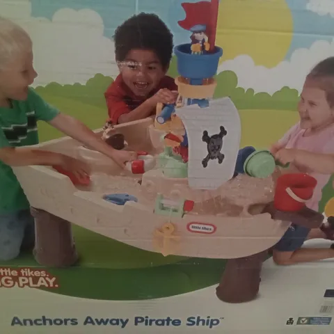 BOXED LITTLE TIKES ANCHORS AWAY PIRATE SHIP WATER TABLE - COLLECTION ONLY