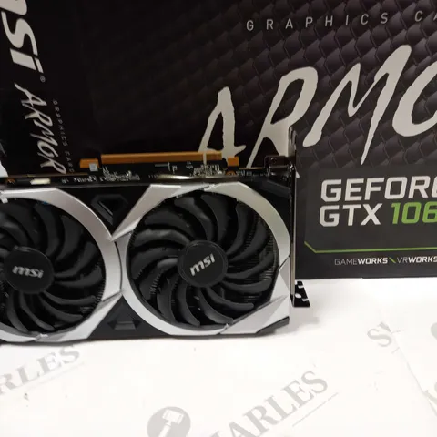 BOXED MSI ARMOR GEFORCE GTX 1060 GRAPHICS CARD