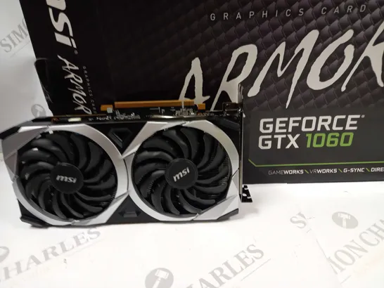 BOXED MSI ARMOR GEFORCE GTX 1060 GRAPHICS CARD