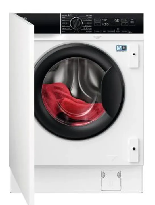AEG PROSTEAM® TECHNOLOGY LF7C8636BI INTEGRATED 8KG WASHING MACHINE WITH 1600 RPM - WHITE - B RATED RRP £750