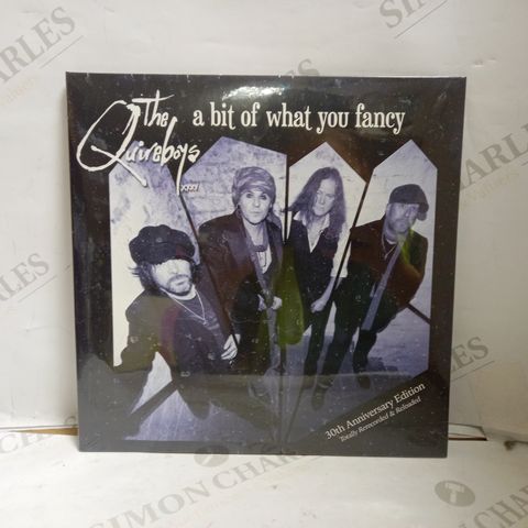 SEALED THE QUIREBOYS A BIT OF WHAT YOU FANCY 30TH ANNIVERSARY EDITION VINYL ALBUM