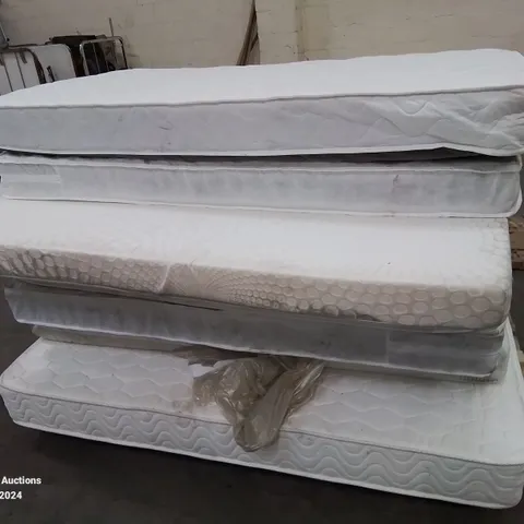 PALLET CONTAINING 7 MATTRESSES IN VARIOUS SIZES AND QUALITY