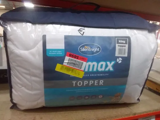 BAGGED SILENTNIGHT AIRMAX 5CM DEEP MATTRESS TOPPER