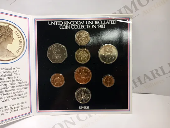 THE ROYAL MINT UK UNCIRCULATED COIN COLLECTION - 1983 COMPLETE