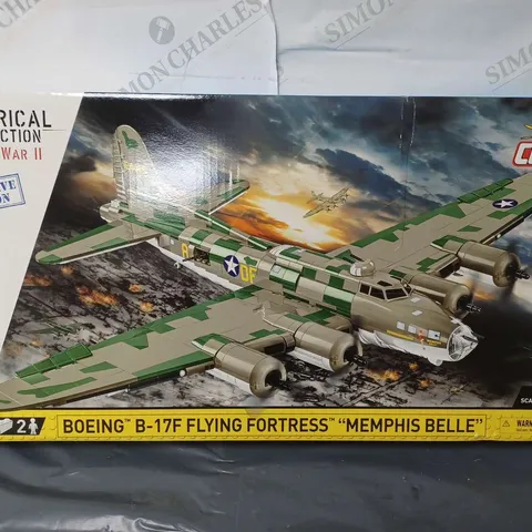 BOXED AND SEALED COBI HISTORICAL COLLETION WORLD WAR II EXECUTIVE EDITION BOEING B-17F FLYING FORTRESS "MEPHIS BELL" (5749) (SCALE 1:48)
