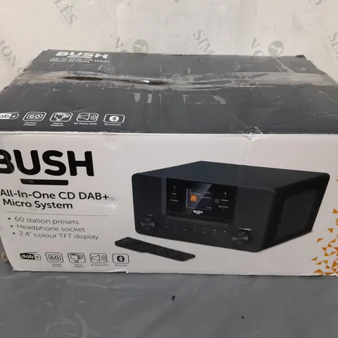 BOXED BUSH ALL-IN-ONE CD DAB+ MICRO SYSTEM