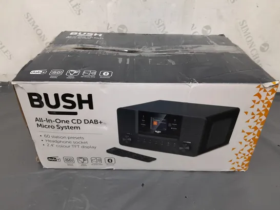 BOXED BUSH ALL-IN-ONE CD DAB+ MICRO SYSTEM