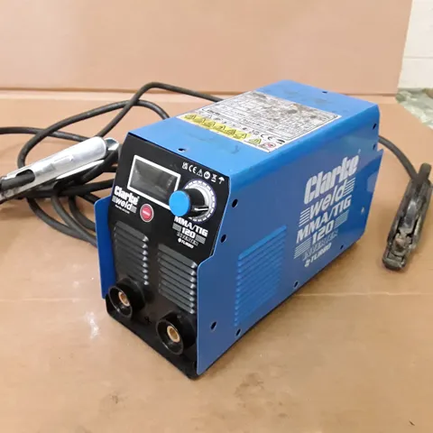 BOXED CLARKE MMA/TIG INVERTER WELDER 