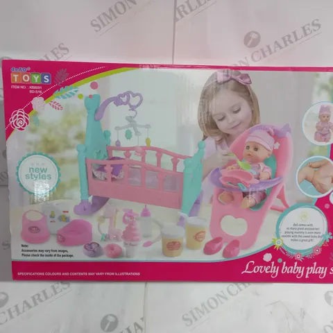 BOXED AND SEALED DEAO TOYS LOVELY BABY PLAY SET